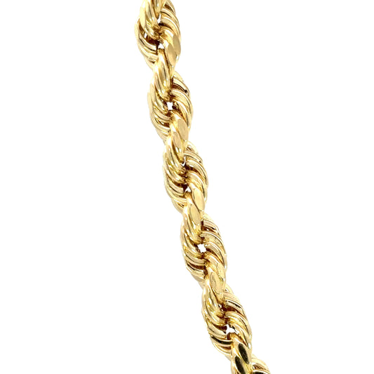 14k 8mm Hollow Rope DC (20''=22.9gr)