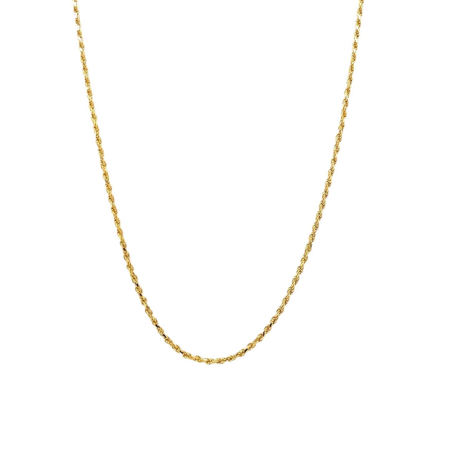 14k 1mm Italian Rope DC (20''=)